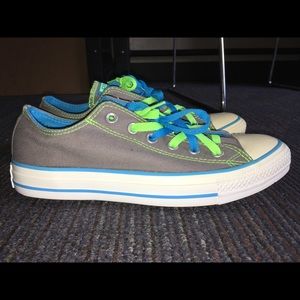 Converse All Star Women’s Grey, Blue, and Green